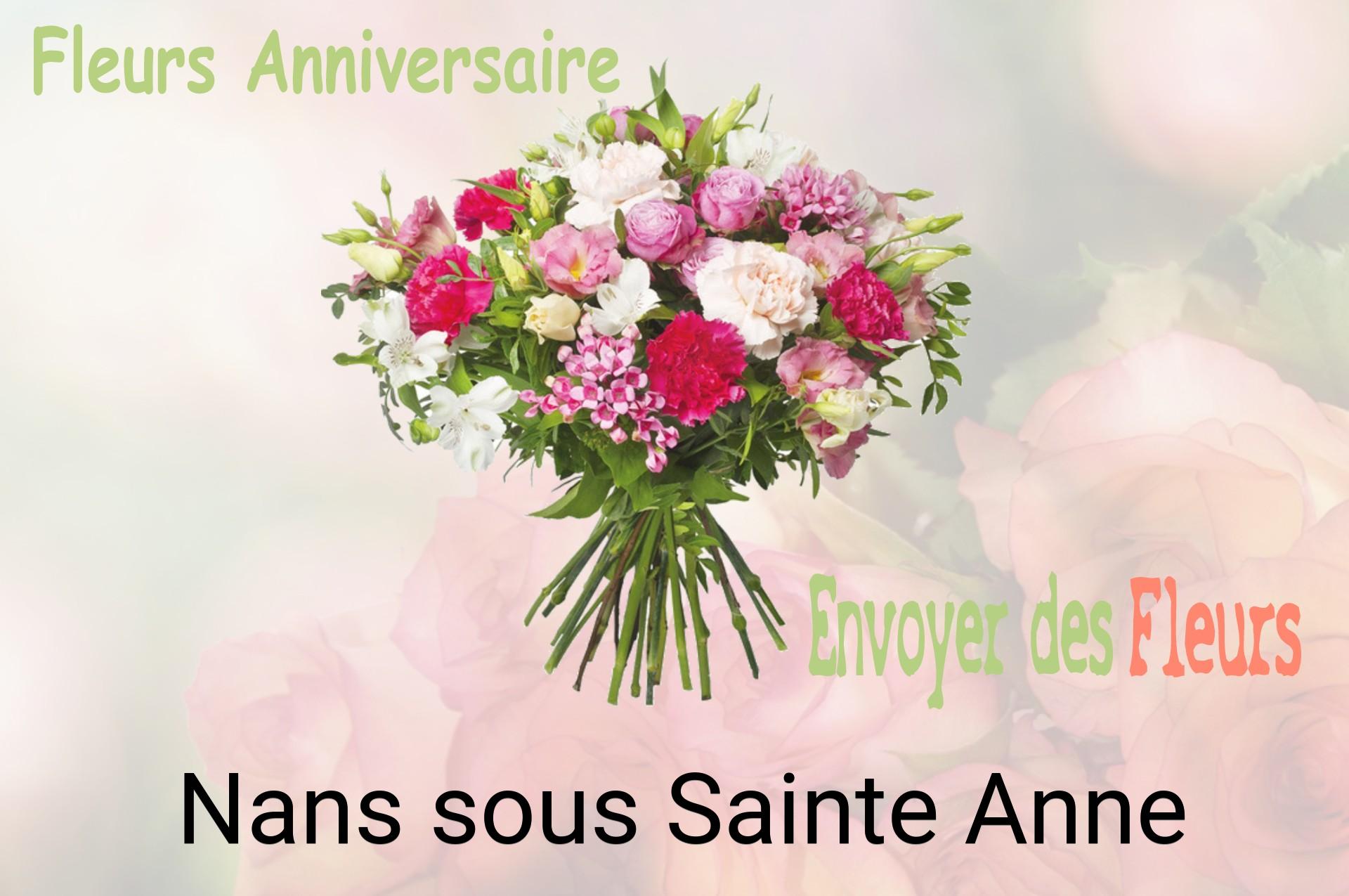 Bouquet de fleurs d’anniversaire livré à Nans-sous-Sainte-Anne