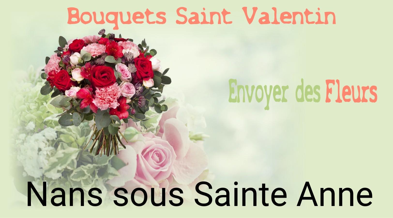 Roses de Saint-Valentin livrées à Nans-sous-Sainte-Anne